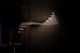 Дизайнерская люстра SPATIAL WAVE 2100x750