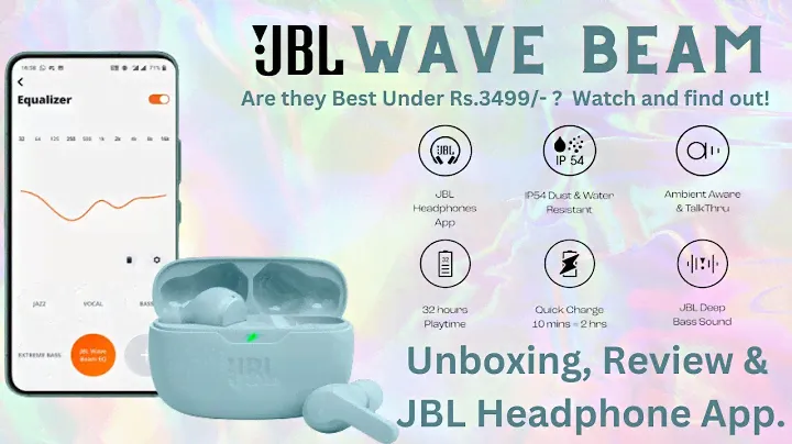 JBL TWS Earphones | JBL Wave Beam Unboxing Review Video | JBL wave Beam mint colour