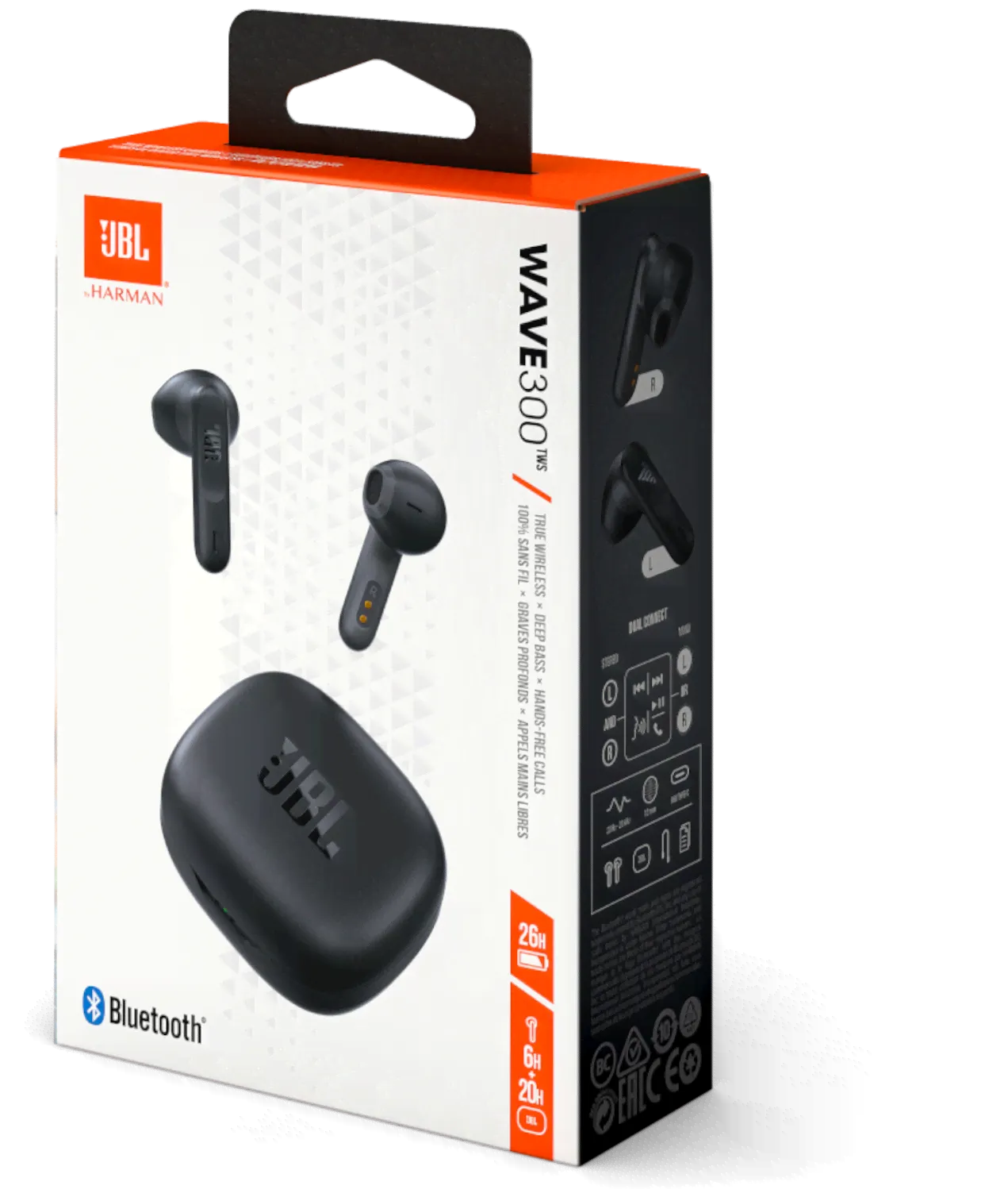 Беспроводные наушники JBL Wave 300 Black-2