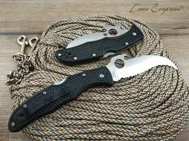 Нож Spyderco Endura 4 Matriarch Wave satin реплика SD1180