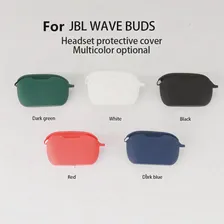 Чехол для JBL Wave Buds, однотонный чехол для наушников, мягкая противоударная силиконовая фурнитура для наушников