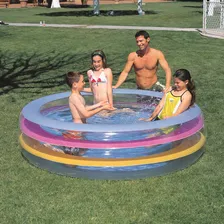 Бассейн прозрачный трёхцветный Summer Wave Crystal Pool