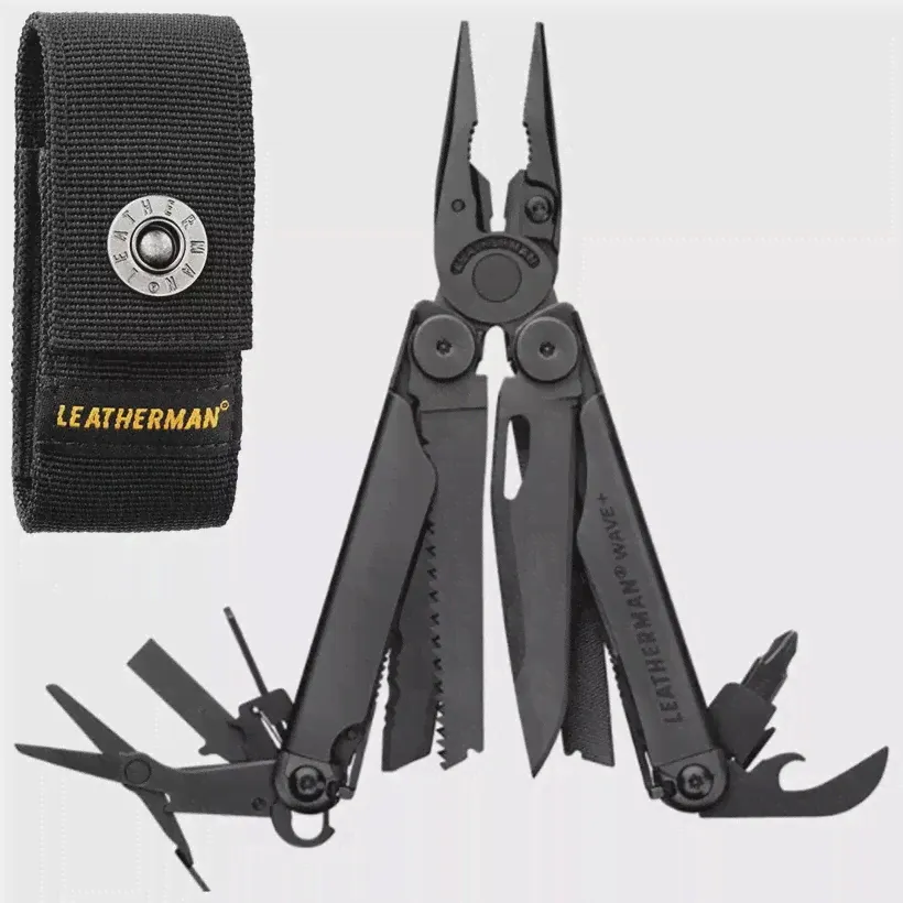 Мультитул пассатижи LEATHERMAN Wave plus (832524/832526) черный