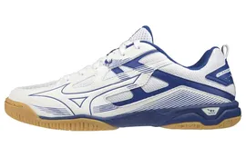 Mizuno Wave Kaiserburg 7 low-cut table tennis shoes for men and women the same white and blue